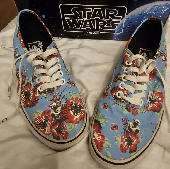 VANS vintage 2014 limited edition starwars "yoda aloha" sneaker unisex mens 7/ w - Picture 9 of 10